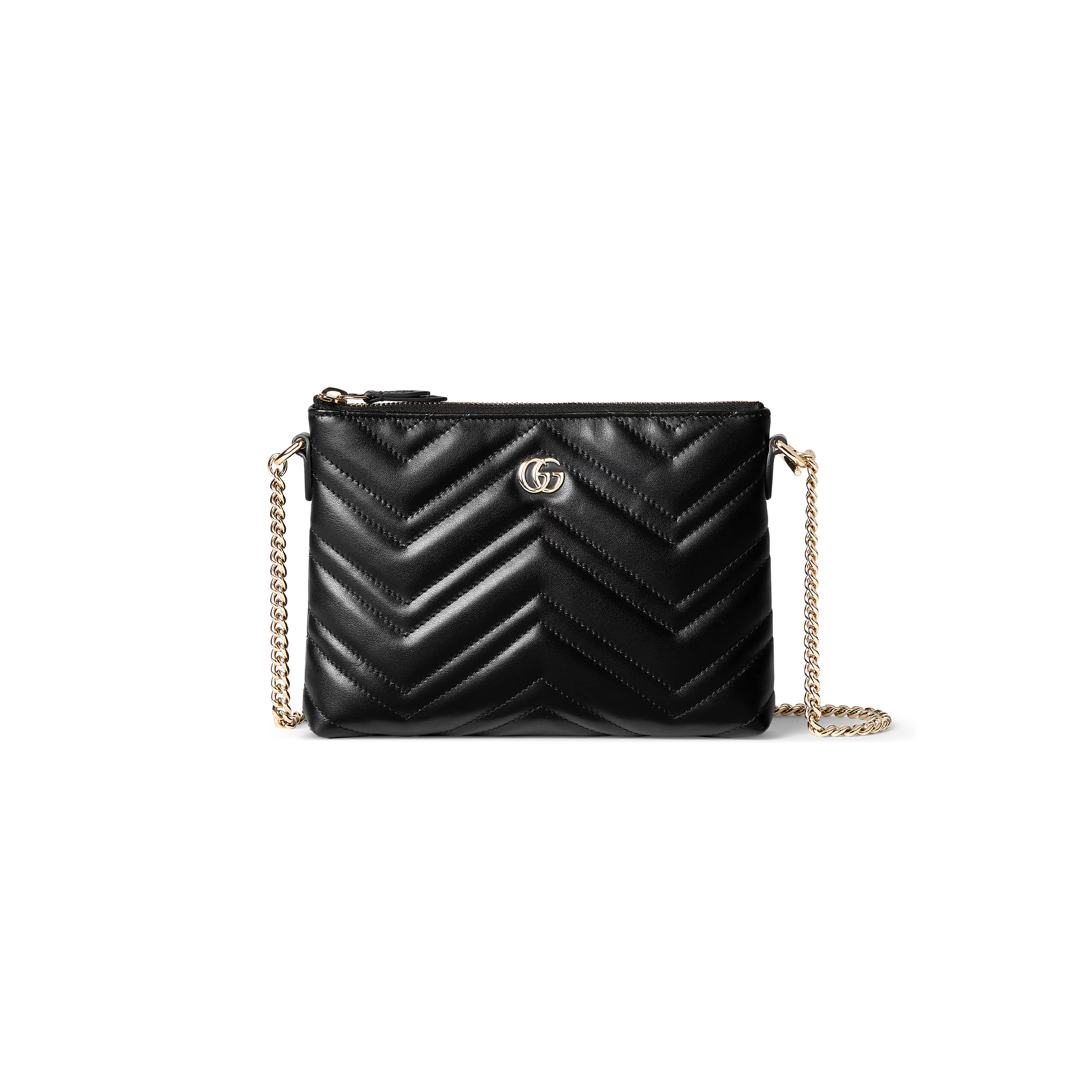 GUCCI GG MARMONT POCHETTE WITH CHAIN 837742 (21*15*3.5cm) GUCCI GG MARMONT POCHETTE WITH CHAIN 837742 (21*15*3.5cm)